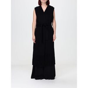 Simona Corsellini Women Simona Corsellini Long Fringed Wool Blend Vest With Belt